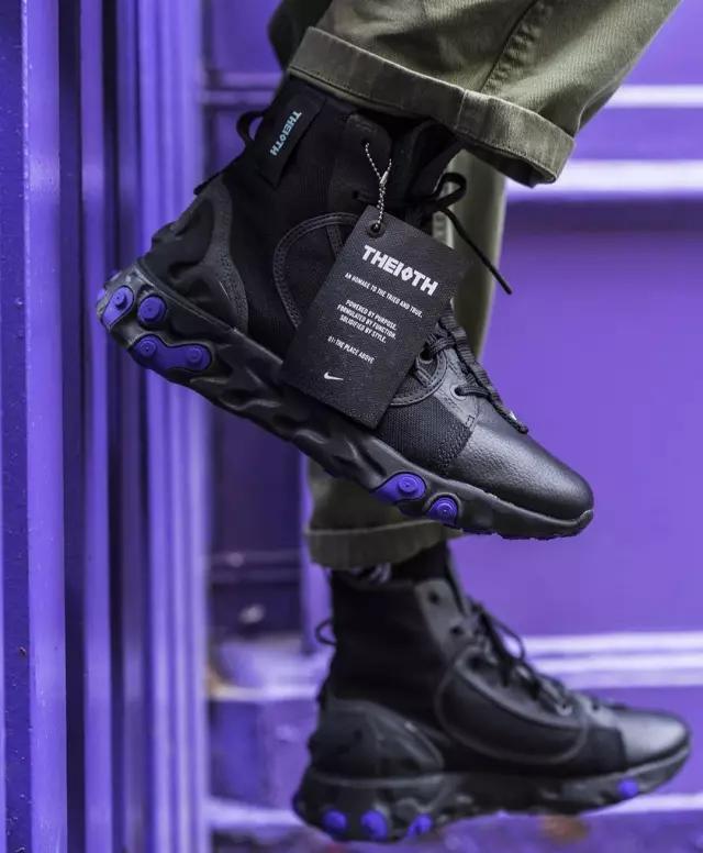 nike react ianga triple black