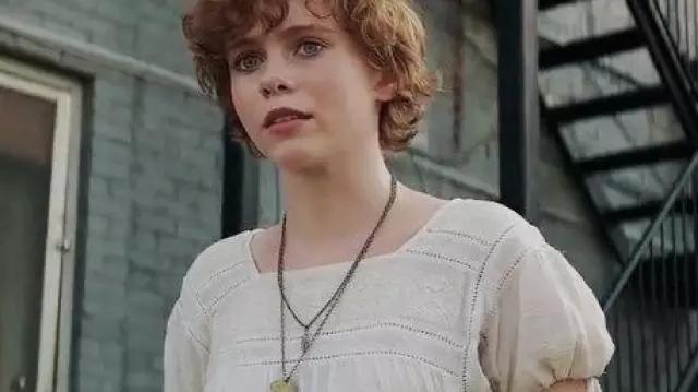 White Blouse worn by Beverly Marsh (Sophia Lillis) as seen in It the movie