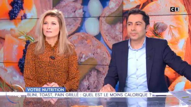 The blouse léoprd Sandrine Arcizet in William noon of the 14/12/2018
